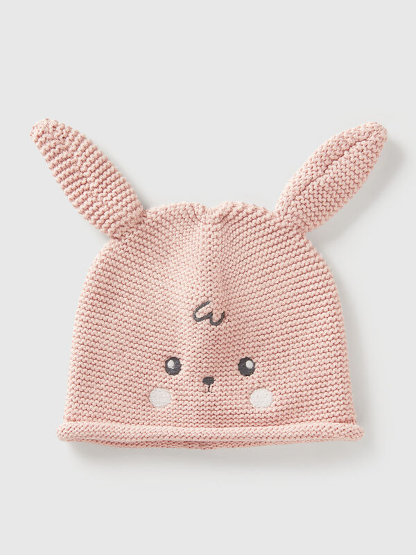 Crochet hat with applique New Born (0-18 months)