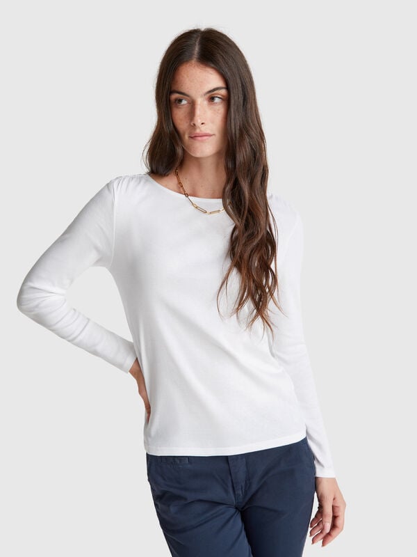 Boat neck t-shirt Women