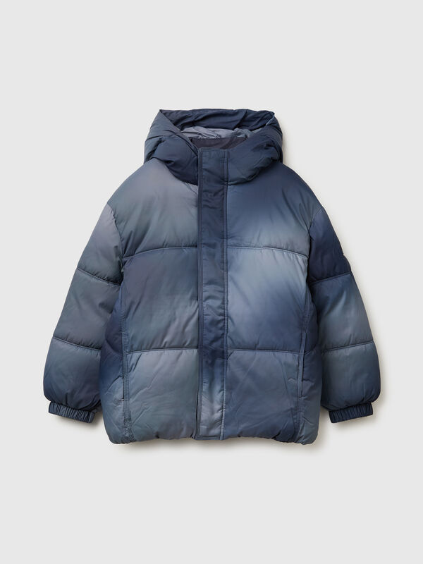 Padded jacket in shaded nylon Junior Boy