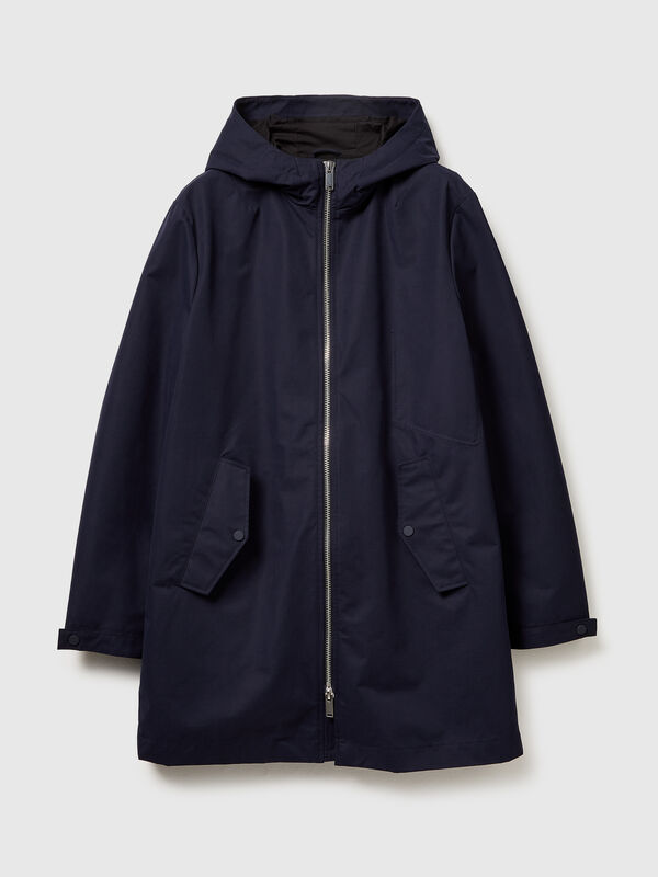 Cotton blend parka Men