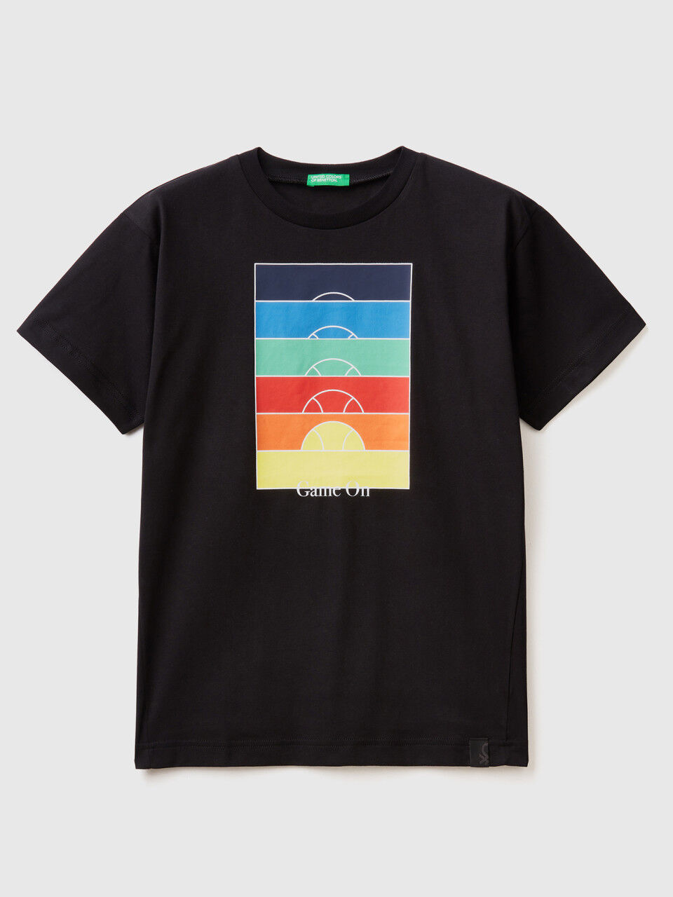 T-shirt with tennis print
