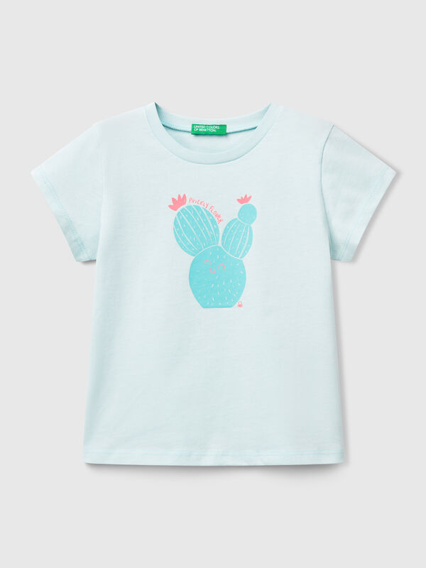 T-shirt with neon print Junior Girl