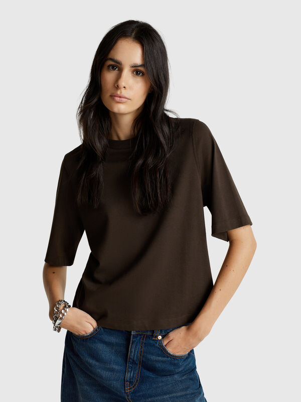 100% cotton boxy fit t-shirt Women
