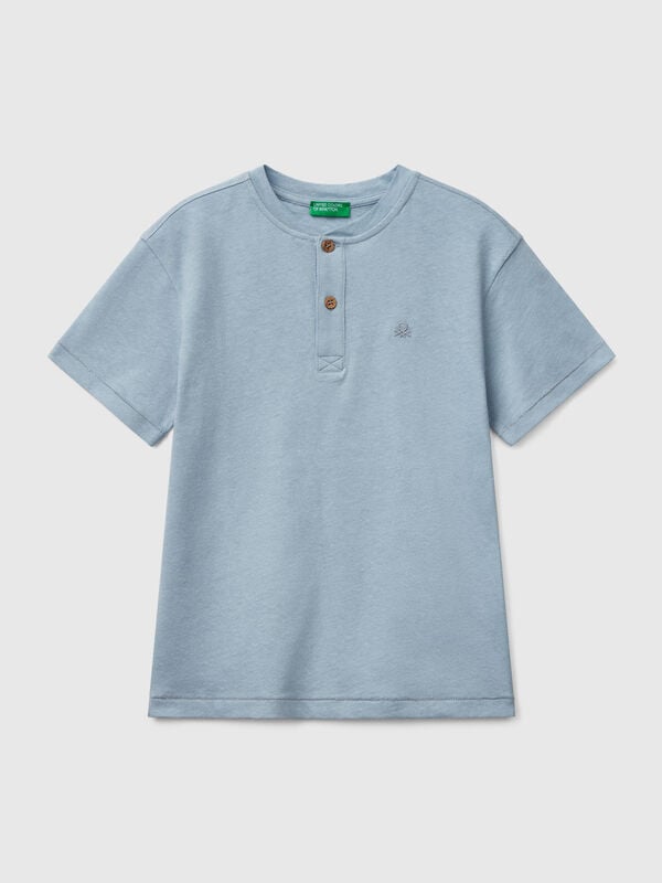 T-shirt with henley neck Junior Boy