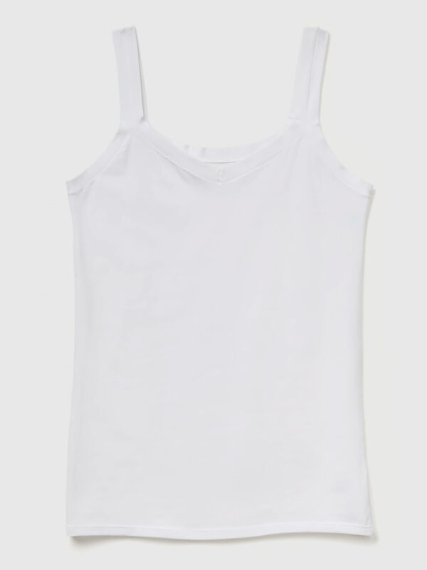 Tank top in super stretch cotton Women