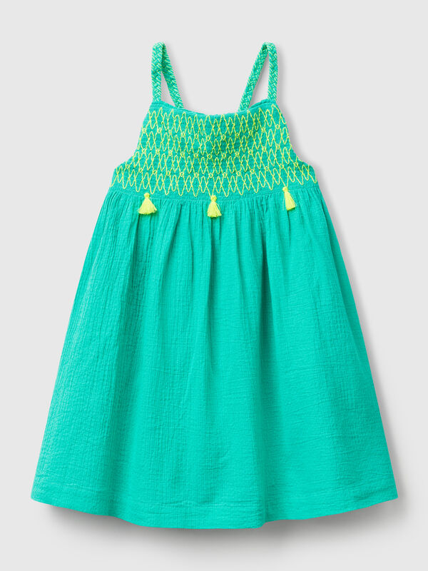 Dress with neon tassels Junior Girl