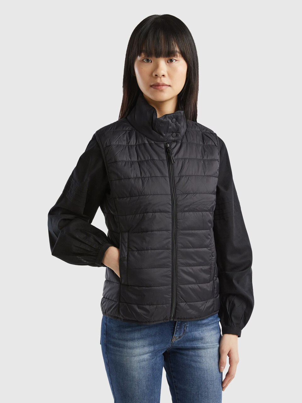 Women s Sleeveless Puffer Jackets New Collection 2024 Benetton