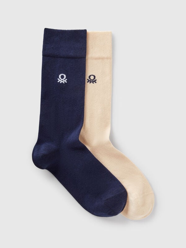 Two pairs of high socks