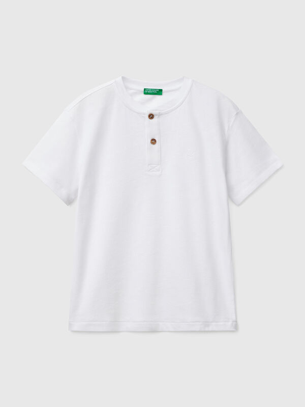T-shirt with henley neck Junior Boy