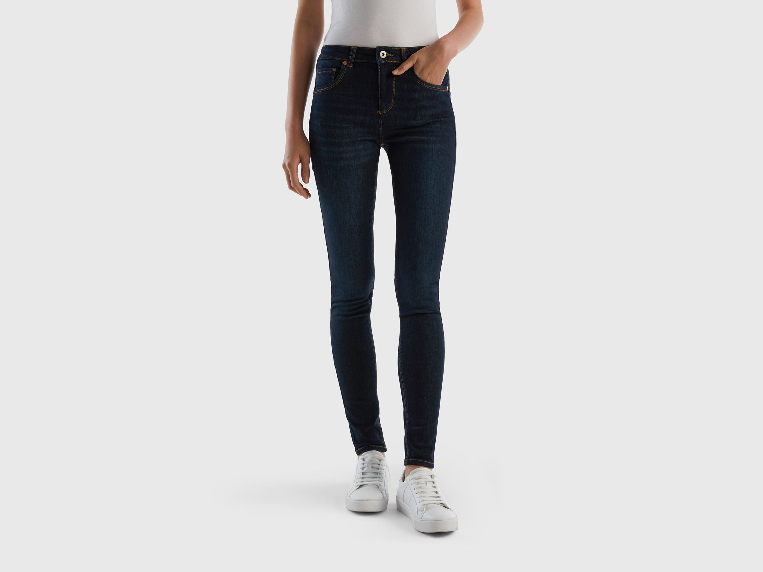 Jeans benetton top skinny push up