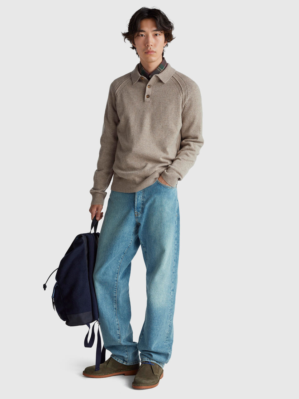 L/S POLO SHIRT Men image number null