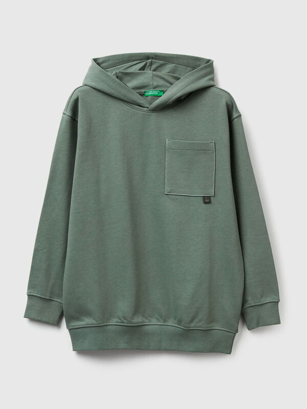 Oversized sweatshirt with bold print Junior Boy