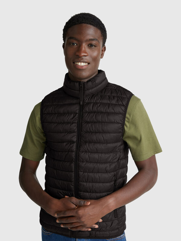 Regular fit padded vest  Men