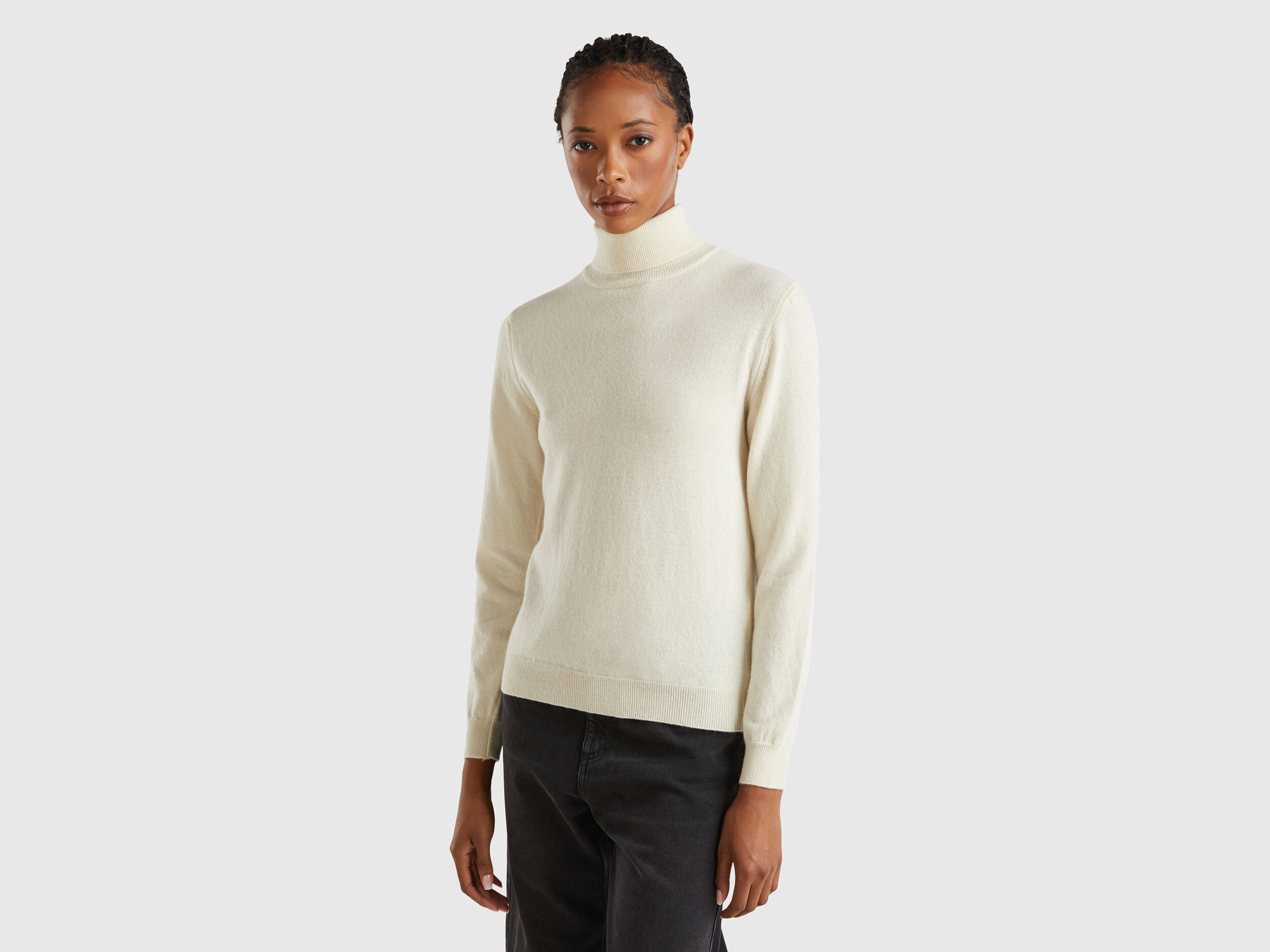 Turtle neck cream store