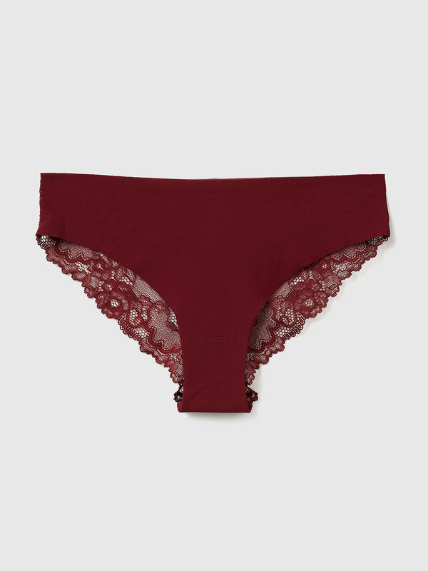 Brazilian stretch underwear with lace Women