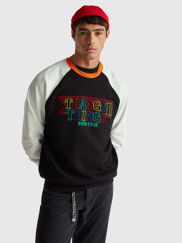 Stranger Things relaxed fit sweatshirt Men