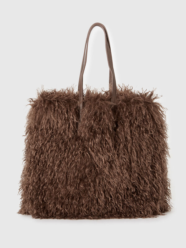 Bag in faux fur Women