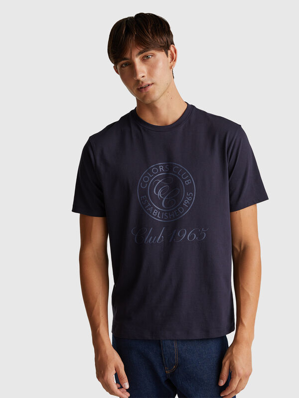 T-shirt in cotton with logo Men