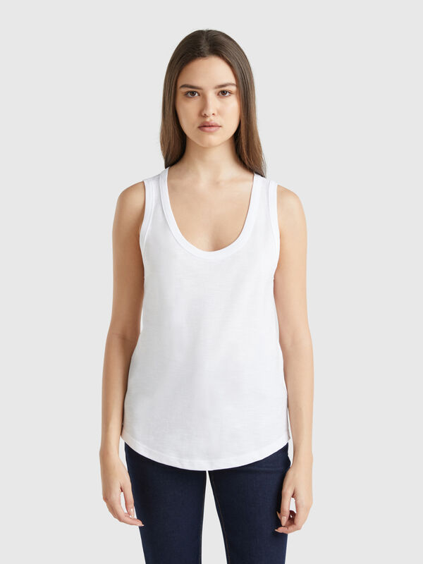 Tank top in lightweight cotton Women