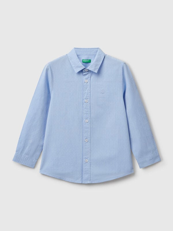 Classic shirt in pure cotton Junior Boy