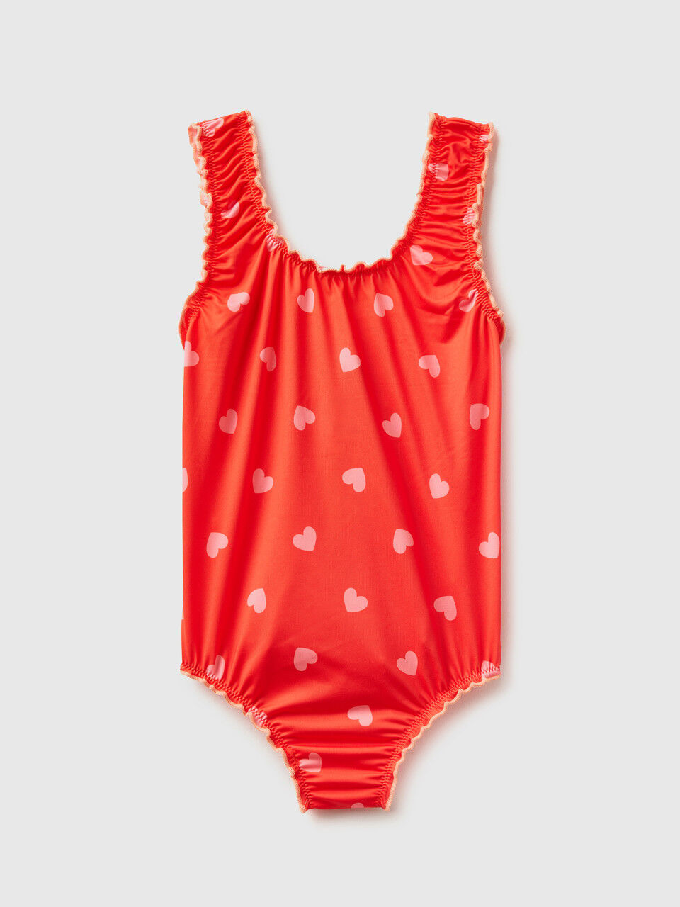 One-piece heart swimsuit