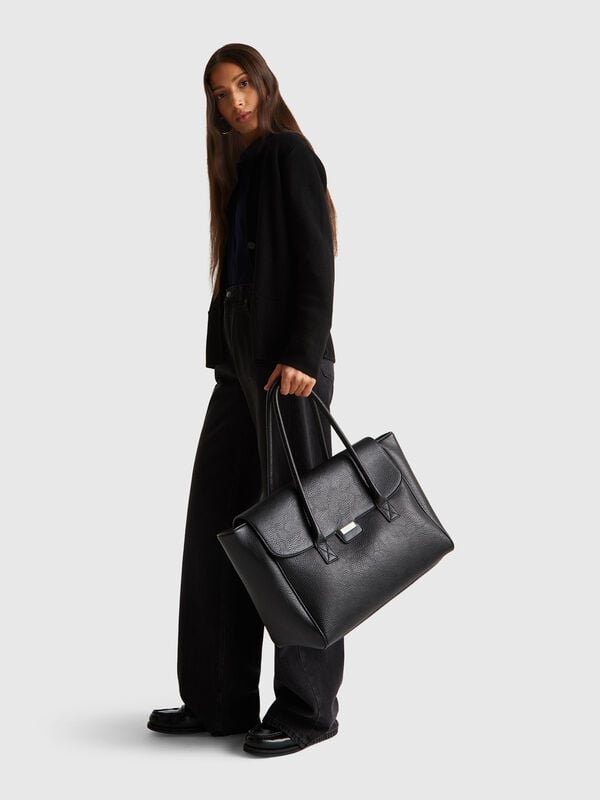 Knit jacket in wool and cashmere blend Women