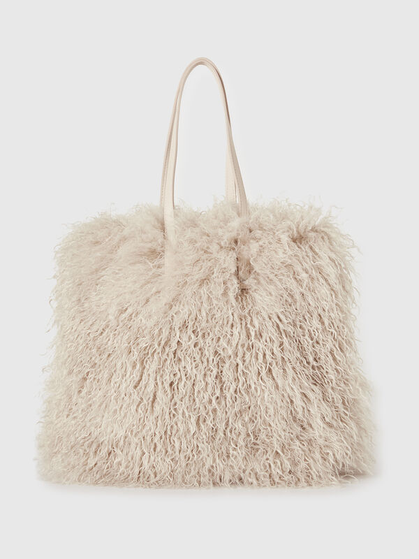 Bag in faux fur Women