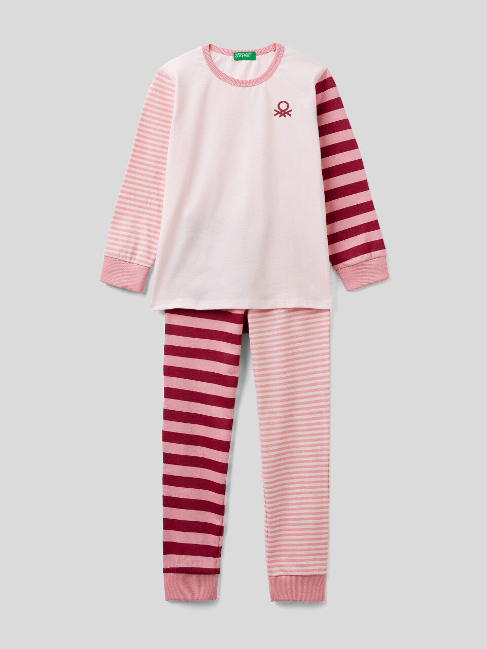 Striped pyjamas in warm cotton