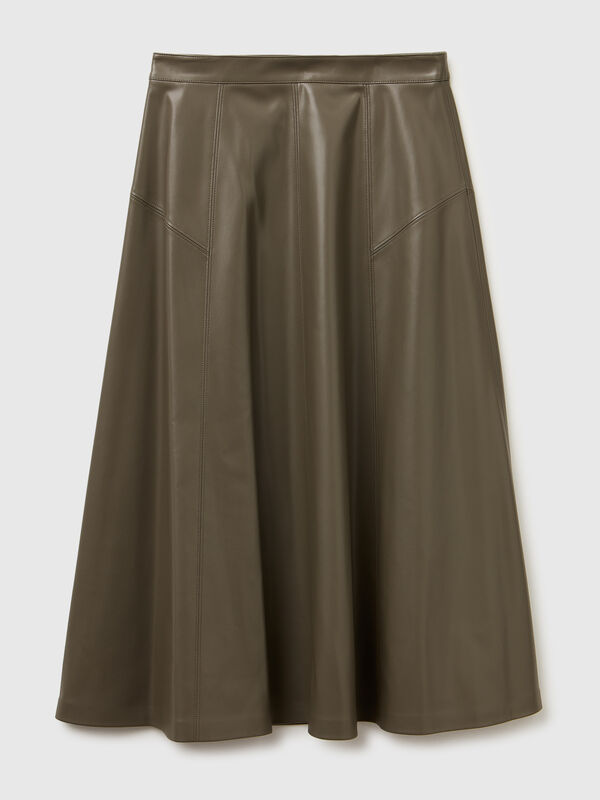 Skirt in imitation leather Women