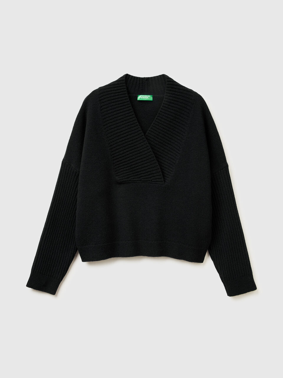 V NECK SWEATER L/S Women image number 1