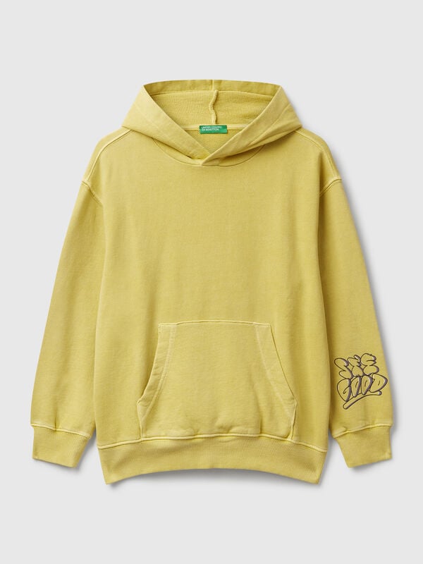 Oversized hoodie with print Junior Boy