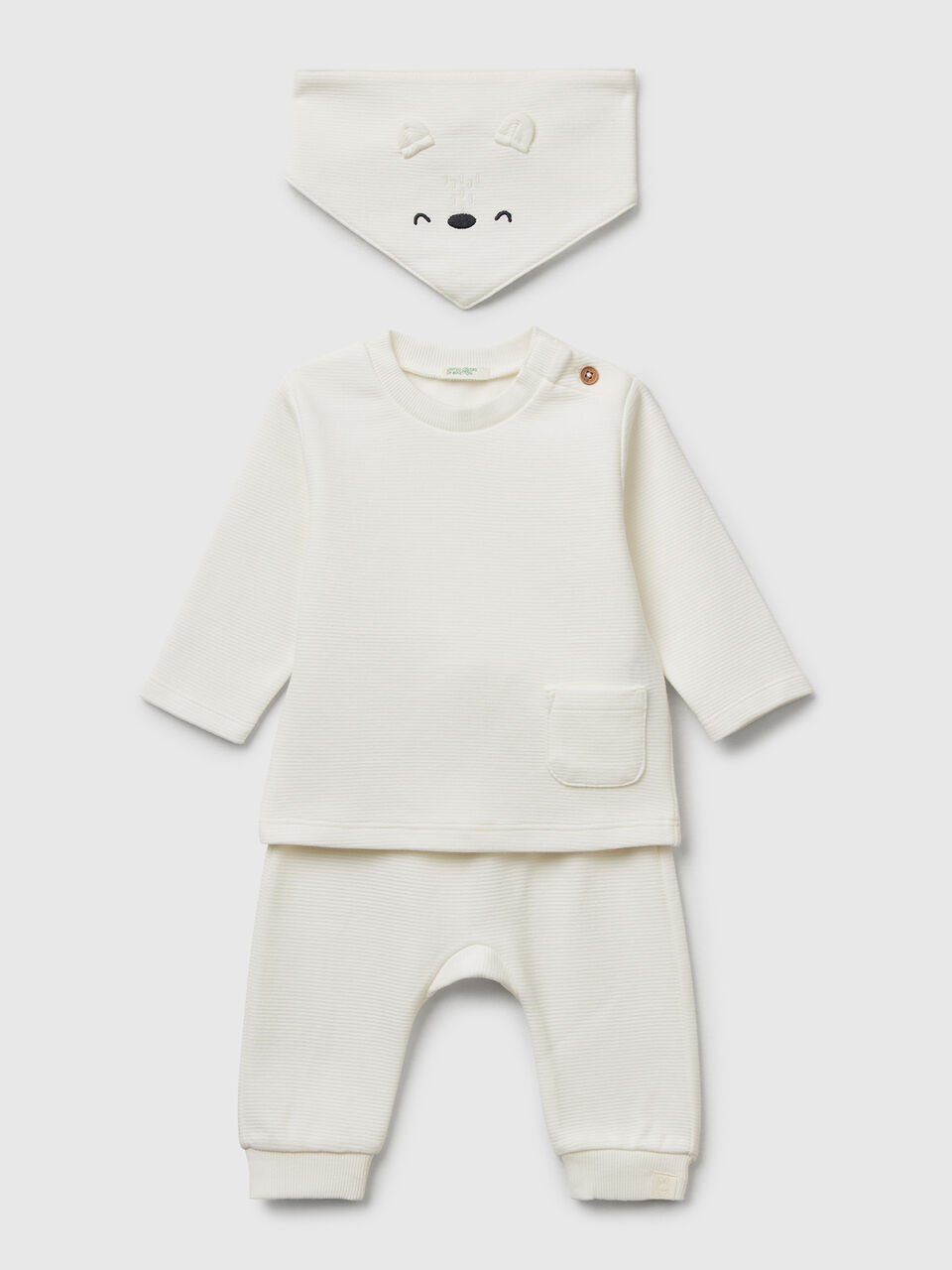T-SHIRT+TROUS+NAP-KI New Born (0-18 months) image number 1