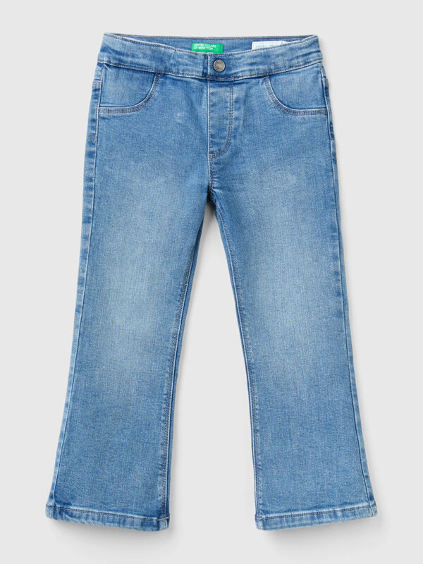 "Eco-Recycle" stretch denim jeggings Junior Girl