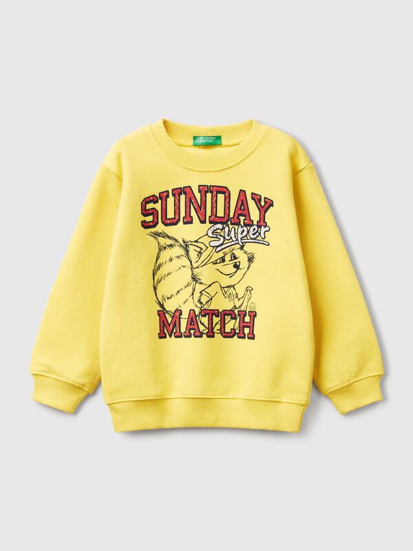 Crew neck sweatshirt with print Junior Boy
