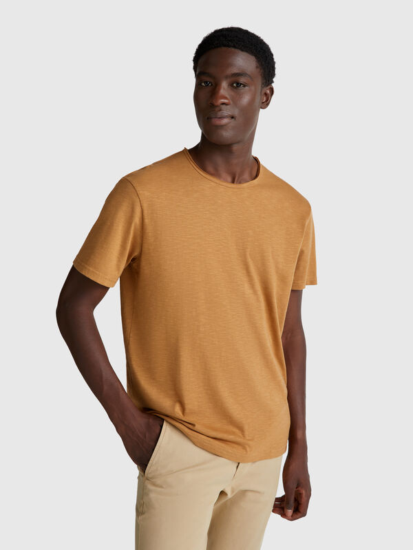 Slub cotton t-shirt Men